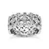 14K White Gold Round Diamond Eternity Band 1.68ct
