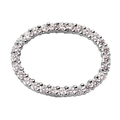 14K White Gold Women's Diamond Pendant 1.40ct