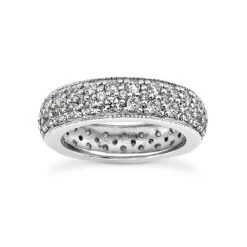 18K White Gold Diamond Eternity Ring 2.64ct