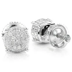 Diamond Stud Earrings 0.25ct Sterling Silver