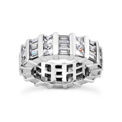 Platinum Diamond Eternity Band 5.12ct