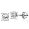 18K White Gold Diamond Stud Earrings 0.50ct